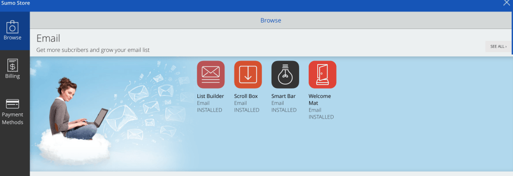 SumoMe Email