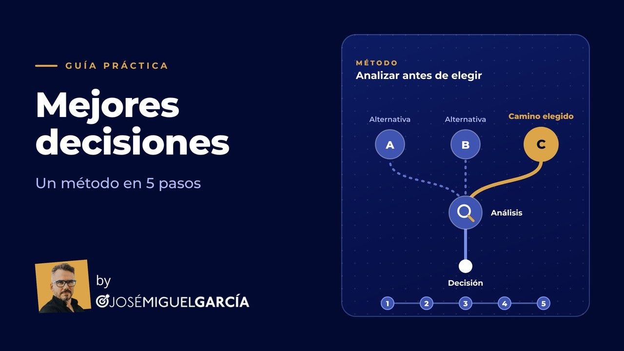Método de cinco pasos para tomar mejores decisiones empresariales